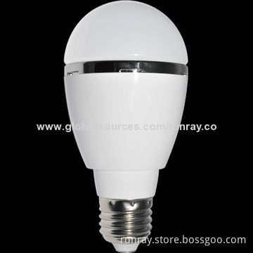5W E26 LED Bulb, 85 to 265V AC Input Voltage, Epistar Chip, 90lm/W Luminous Flux, Sized 60 x 122mm